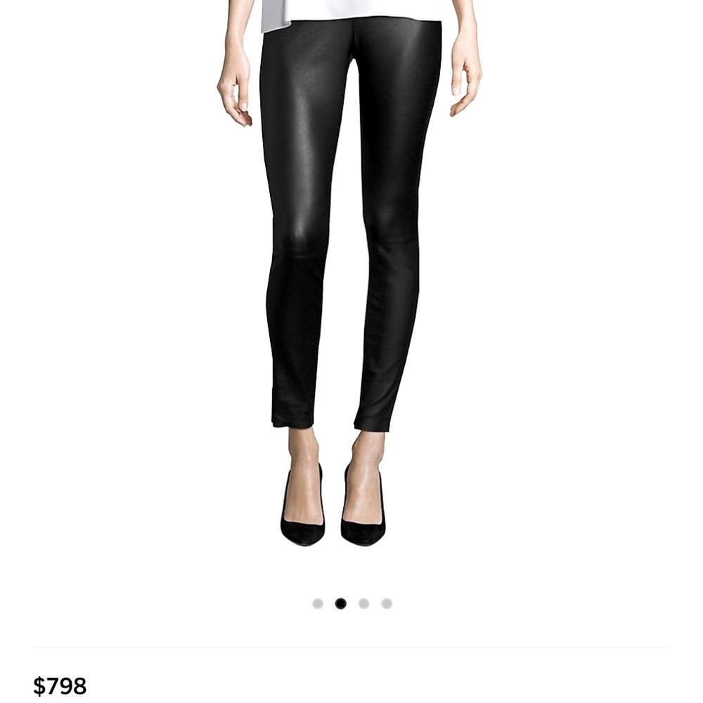 Alice and Olivia calfskin pants